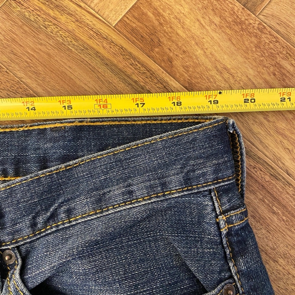 Levi's 514 Straight Fit Jeans Mens 38x30 Blue Denim 100% Cotton Classic Casual - Picture 4 of 7